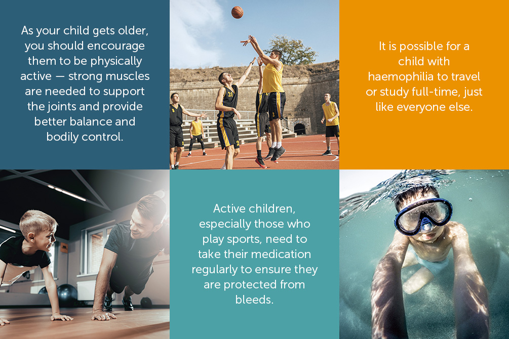 I'm a parent of a child living with haemophilia
