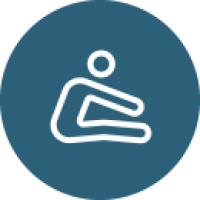 icon of person stretching